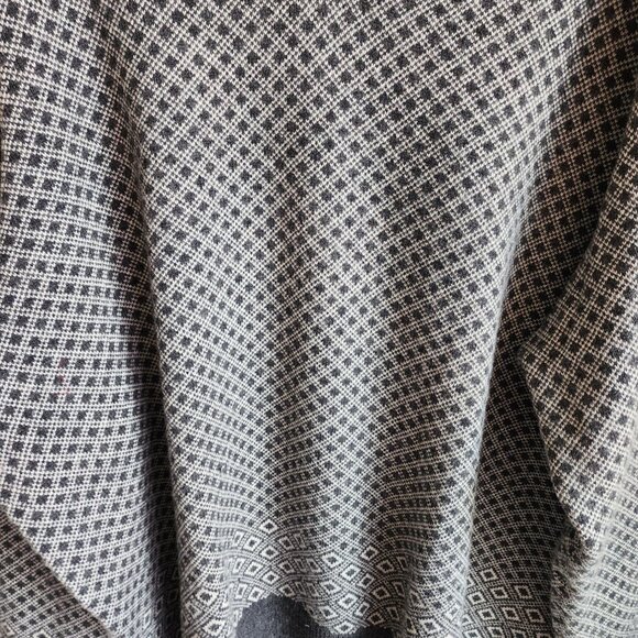 4XL Sweater Gray White Jos A Bank V Neck Nordic New Winter Wool Blend 4XB Jumper - Picture 12 of 17